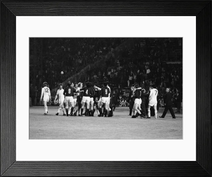 Framed Print : 1973 European Cup Winners Cup Final at the Kaftanzoglio Stadium in Thessaloniki, Greece Framed Print : 1973 European Cup Winners Cup Final at the Kaftanzoglio Stadium in Thessaloniki, Greece