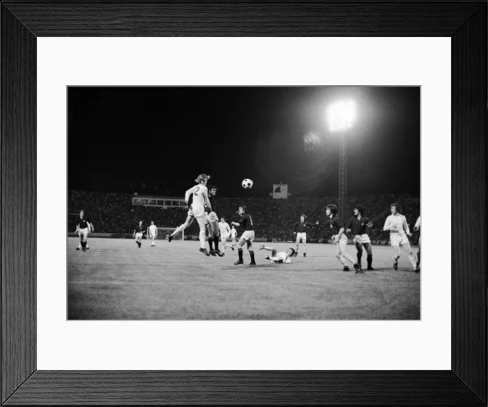 Framed Print : 1973 European Cup Winners Cup Final at the Kaftanzoglio Stadium in Thessaloniki, Greece Framed Print : 1973 European Cup Winners Cup Final at the Kaftanzoglio Stadium in Thessaloniki, Greece