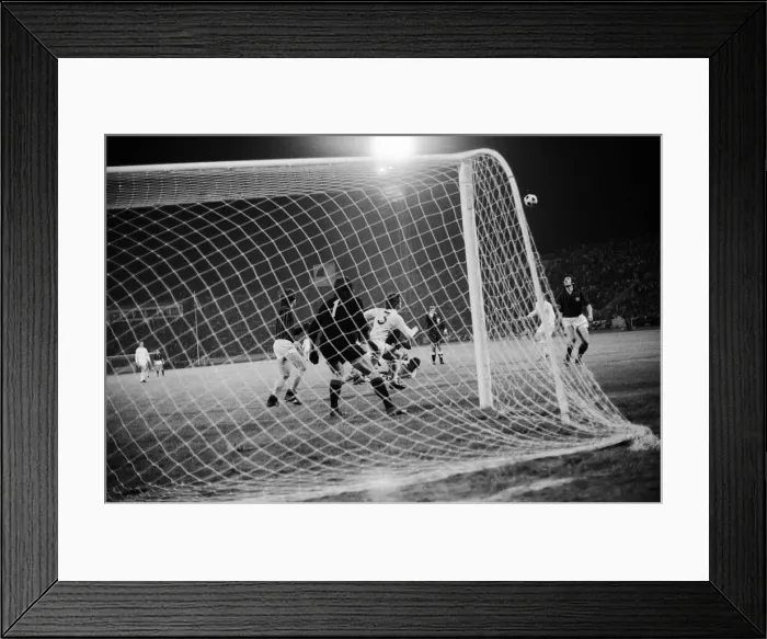 Framed Print : 1973 European Cup Winners Cup Final at the Kaftanzoglio Stadium in Thessaloniki, Greece