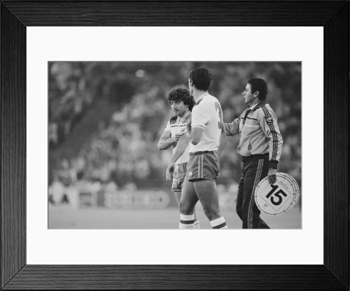 Framed Print : 1982 World Cup Finals Second Round Group B match in Madrid, Spain Framed Print : 1982 World Cup Finals Second Round Group B match in Madrid, Spain