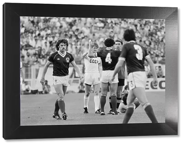 1982 World Cup Finals Group Six match in Malaga, Spain. Soviet Union 2 v Scotland 2