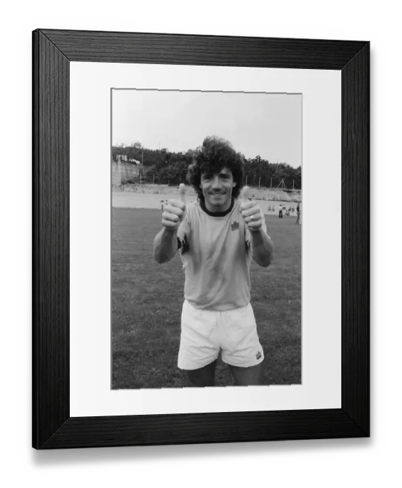 Framed Print : 1982 World Cup Finals in Madrid, Spain. England