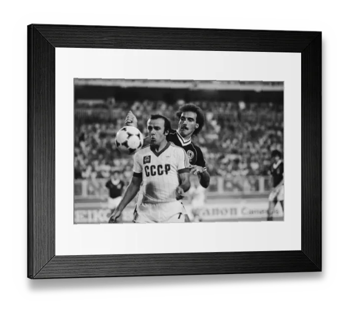 Framed Print : 1982 World Cup Finals in Malaga, Spain. Soviet Union 2 v Scotland 2 Framed Print : 1982 World Cup Finals in Malaga, Spain. Soviet Union 2 v Scotland 2