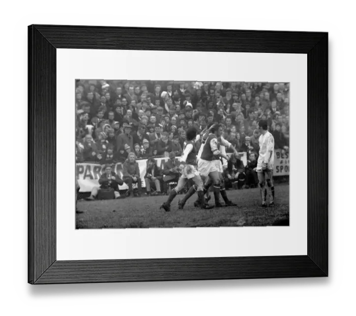 Framed Print : F. A. Cup: Yeovil v. Arsenal: 3rd Round. Radford arm raised after scoring 1st goal for Framed Print : F. A. Cup: Yeovil v. Arsenal: 3rd Round. Radford arm raised after scoring 1st goal for