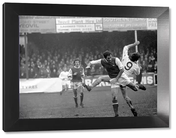 F. A. Cup: Yeovil v. Arsenal: 3rd Round. January 1971 71-00138-053