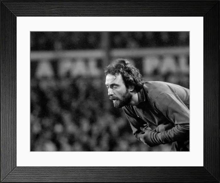 Framed Print : Football: Wimbledon F. C. vs. Leeds United F. C. The despair of goalkeeper Dickie Guy