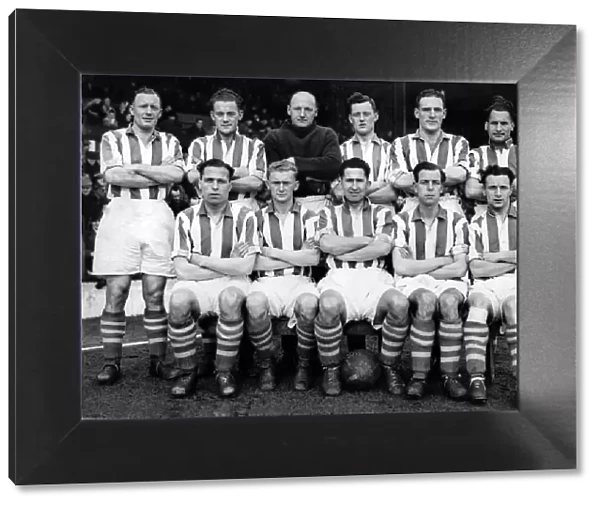 Coventry City A.F.C. 1950. Left To Right. Back Row... Timmins.G. Mason.R.J. Wood. A