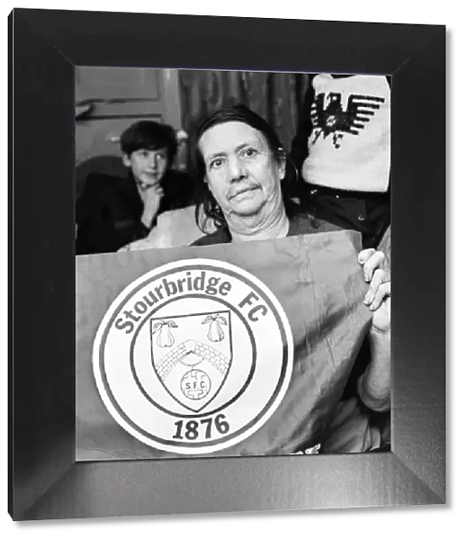 Woman  /  Humour: Mrs. Alice Dakin. Banned by Football Club. January 1975 75-00261-001