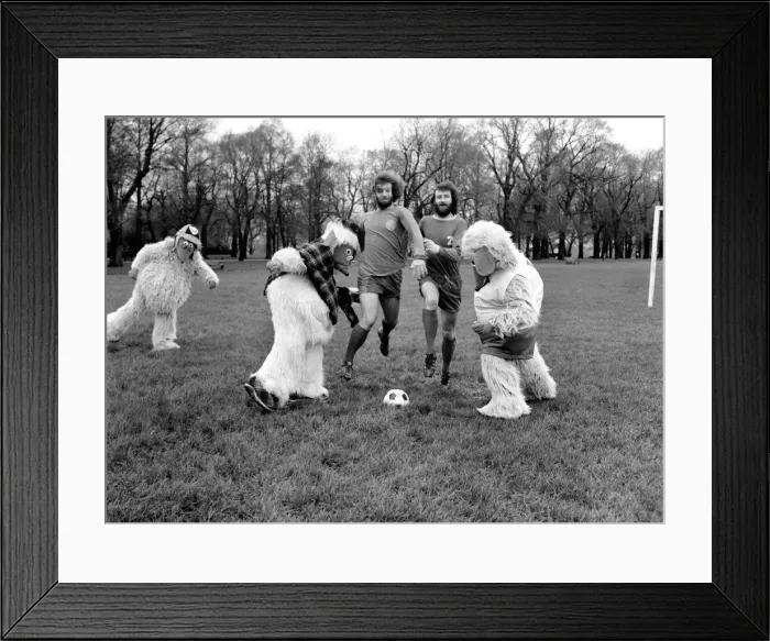 Framed Print : Wimbledon Wombles. January 1975 75-00394 Framed Print : Wimbledon Wombles. January 1975 75-00394