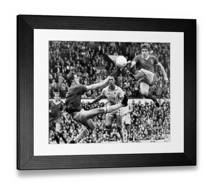 Framed Print : Feet first! And Coventry keeper Jim Blyth throws in both arms as well as an airborne Framed Print : Feet first! And Coventry keeper Jim Blyth throws in both arms as well as an airborne