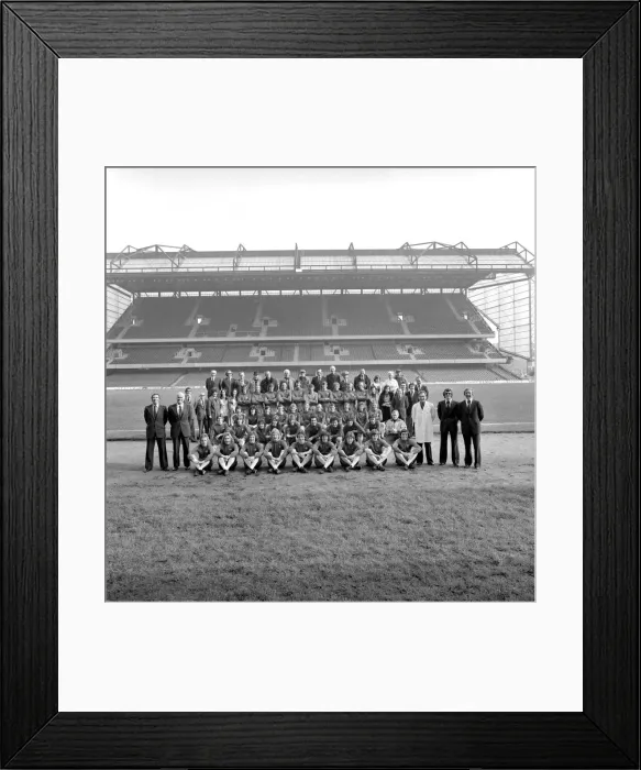 Framed Print : Chelsea Football Club Feature Seventy of the eighty staff pictured with their new