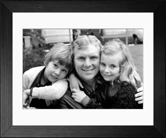 Framed Print : Birthday greetings for Bobby Moore the ex England Captain