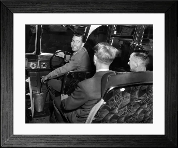 Framed Print : Jackie Milburn, Footballer Circa 1955. P007066 Framed Print : Jackie Milburn, Footballer Circa 1955. P007066