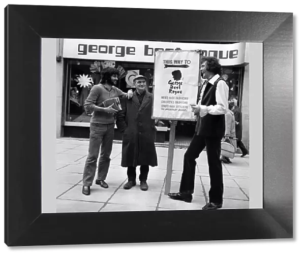 George Bests Boutique: Recording star Don Fardon called with some of his