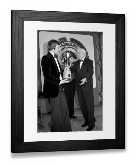 Framed Print : The Professional Footballers Association tonight made their presentations for the player Framed Print : The Professional Footballers Association tonight made their presentations for the player