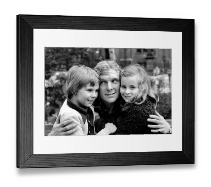 Framed Print : Birthday greetings for Bobby Moore the ex England Captain