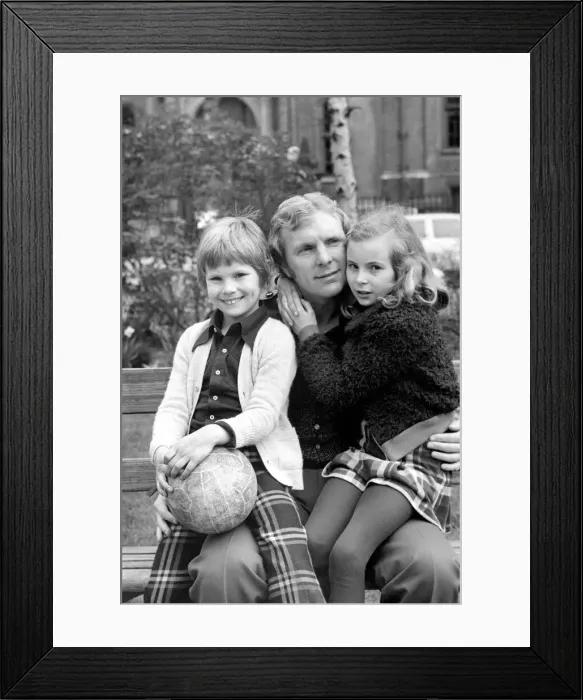 Framed Print : Birthday greetings for Bobby Moore the ex England Captain Framed Print : Birthday greetings for Bobby Moore the ex England Captain