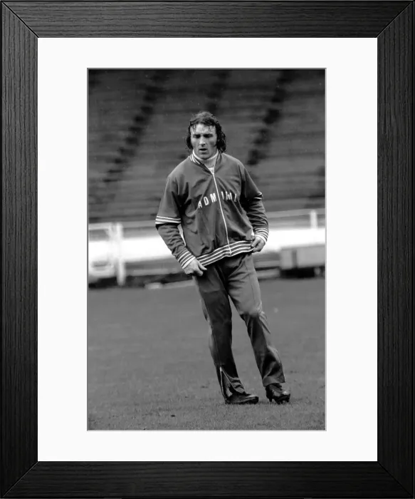 Framed Print : Alan Ball seen here with the England team training at Wembly for their European Framed Print : Alan Ball seen here with the England team training at Wembly for their European