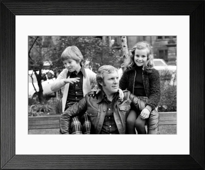Framed Print : Birthday greetings for Bobby Moore the ex England Captain Framed Print : Birthday greetings for Bobby Moore the ex England Captain