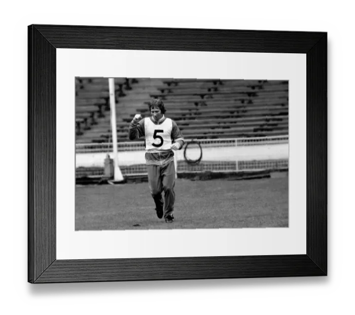 Framed Print : Alan Ball along with the England team training at Wembly for their European Championship Framed Print : Alan Ball along with the England team training at Wembly for their European Championship