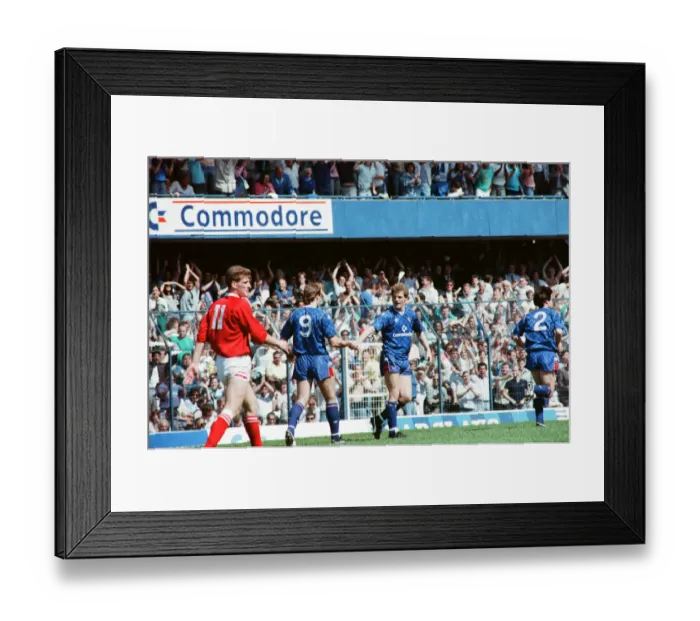 Framed Print : Chelsea v. Middlesbrough. 28th May 1988