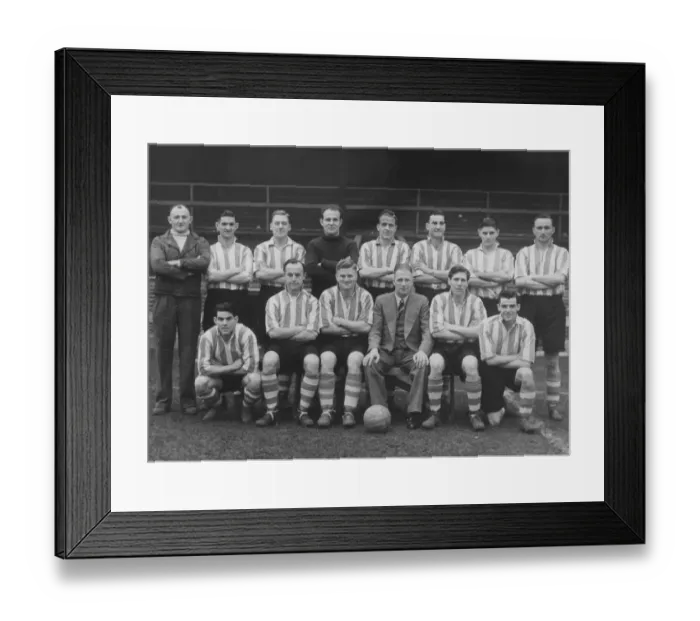 Framed Print : Sunderland AFC 1950. Bert Johnson (trainer), Jack Stelling