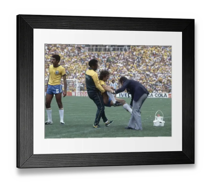 Framed Print : 1982 World Cup Second Round Group C match in Barcelona, Spain