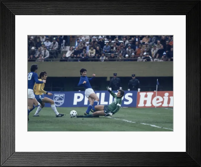 Framed Print : 1978 World Cup Third Place Match in Buenos Aires, Argentina. Brazil 2 v Italy 1 Framed Print : 1978 World Cup Third Place Match in Buenos Aires, Argentina. Brazil 2 v Italy 1