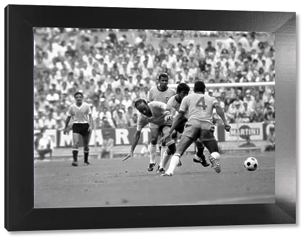 Brazil v. Uruguay: World Cup Semi-Final. July 1970 70-5871-021