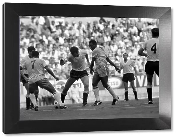 Brazil v. Uruguay: World Cup Semi-Final. July 1970 70-5871-014