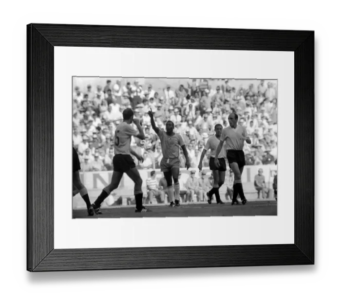 Framed Print : Brazil v. Uruguay: World Cup Semi-Final. July 1970 70-5871-019 Framed Print : Brazil v. Uruguay: World Cup Semi-Final. July 1970 70-5871-019