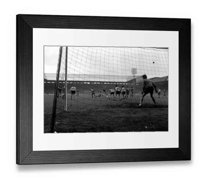 Framed Print : Sport: Football: Liverpool v. Southampton. Action from the match. October 1969 Z10377