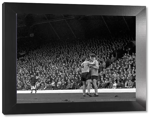 Sport: Football: Liverpool v. Southampton. Action from the match. October 1969 Z10377-004