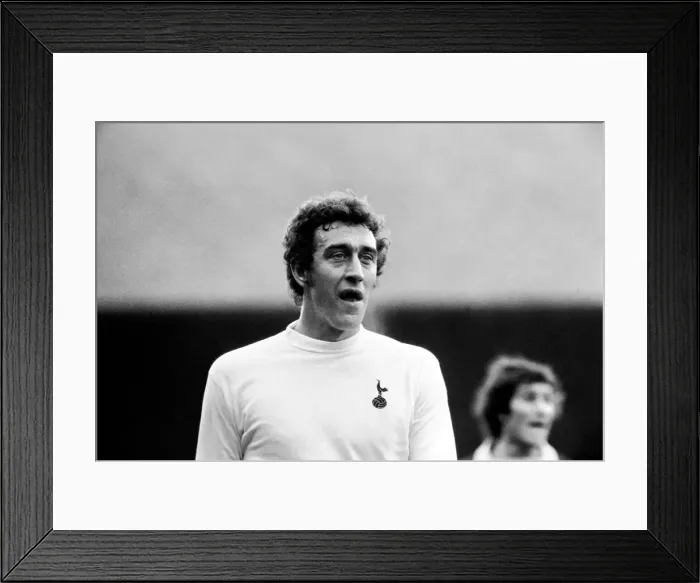 Framed Print : Football: F. A. Cup: Notts Forest (1) vs. Tottenham Hotspur (1). Martin Chivers ponders Framed Print : Football: F. A. Cup: Notts Forest (1) vs. Tottenham Hotspur (1). Martin Chivers ponders