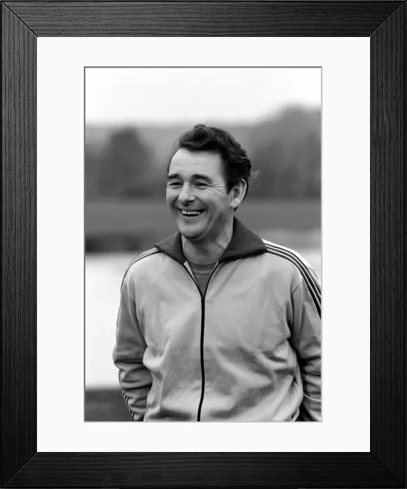 Framed Print : Brian Clough Nottingham Forest manager. January 1975 75-00170-002 Framed Print : Brian Clough Nottingham Forest manager. January 1975 75-00170-002