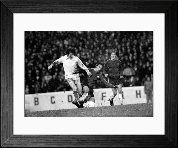 Framed Print : Football: Chelsea F. C. vs. Leeds United F. C. Scenes during the match Framed Print : Football: Chelsea F. C. vs. Leeds United F. C. Scenes during the match