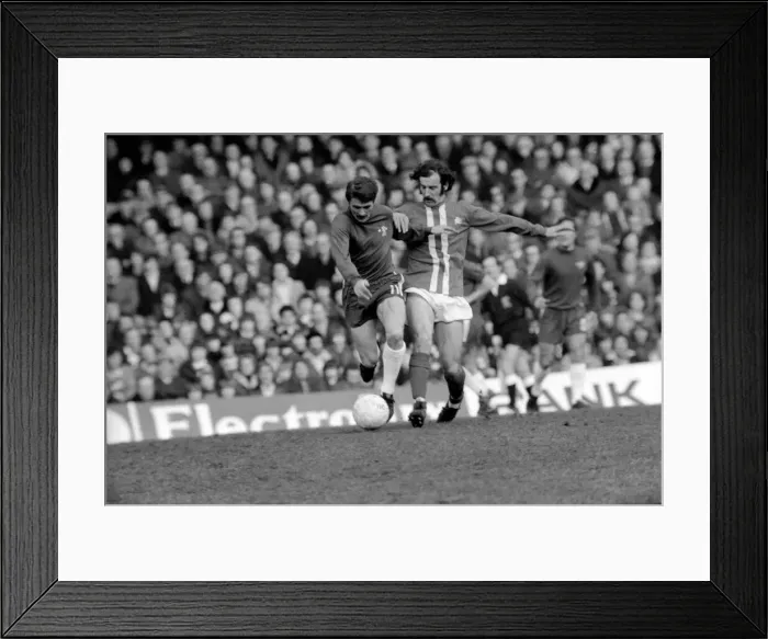 Framed Print : Football: Chelsea F. C. vs. Birmingham F. C. February 1975 75-00764-064 Framed Print : Football: Chelsea F. C. vs. Birmingham F. C. February 1975 75-00764-064