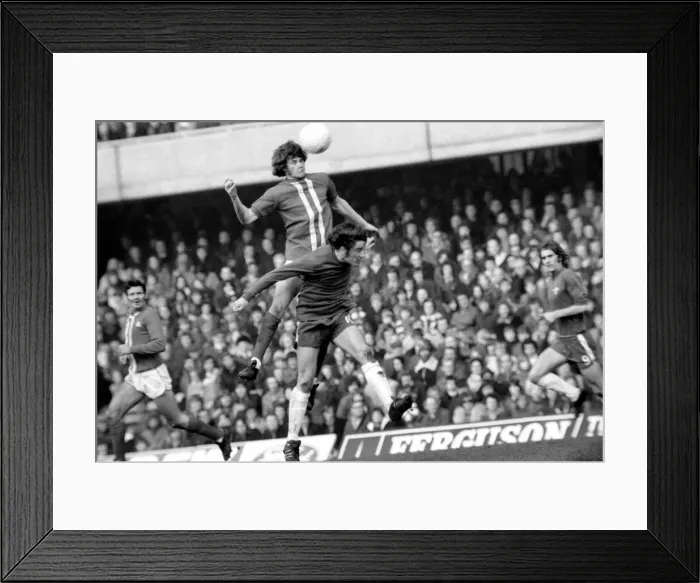 Framed Print : Football: Chelsea F. C. vs. Birmingham F. C. February 1975 75-00764-003 Framed Print : Football: Chelsea F. C. vs. Birmingham F. C. February 1975 75-00764-003