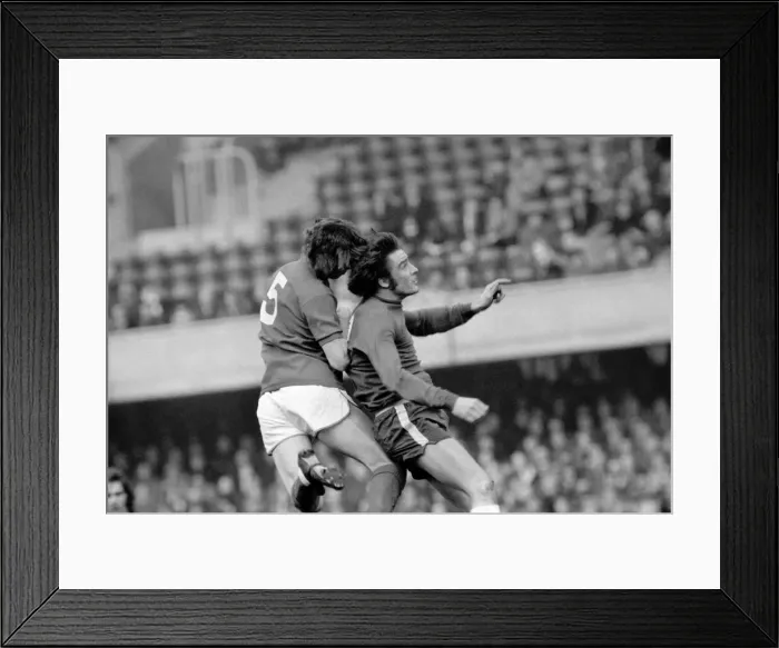 Framed Print : Football: Chelsea F. C. vs. Birmingham F. C. February 1975 75-00764-001 Framed Print : Football: Chelsea F. C. vs. Birmingham F. C. February 1975 75-00764-001