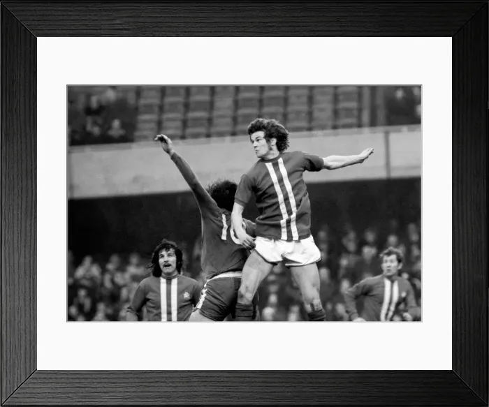 Framed Print : Football: Chelsea F. C. vs. Birmingham F. C. February 1975 75-00764-083 Framed Print : Football: Chelsea F. C. vs. Birmingham F. C. February 1975 75-00764-083