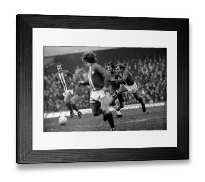 Framed Print : Football: Chelsea F. C. vs. Birmingham F. C. February 1975 75-00764-032 Framed Print : Football: Chelsea F. C. vs. Birmingham F. C. February 1975 75-00764-032