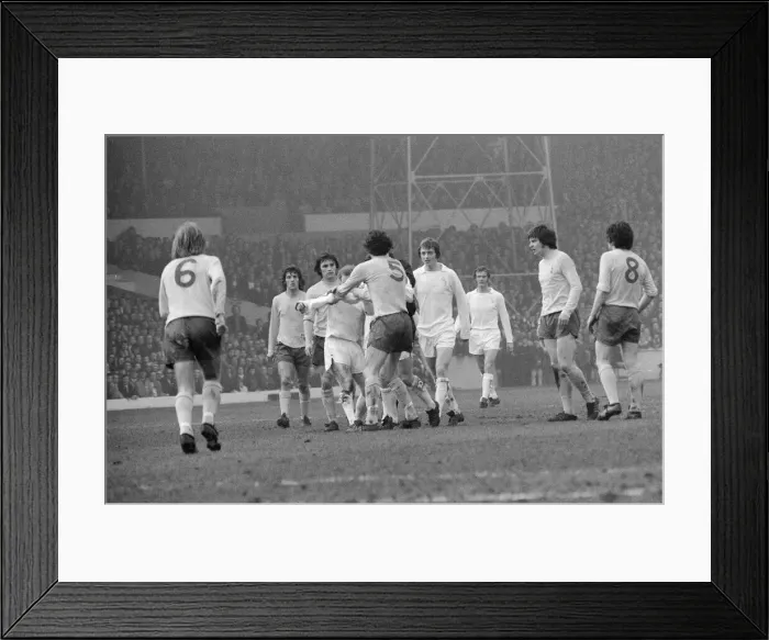 Framed Print : FA Cup Quarter Final match at Elland Road. Leeds United 2 v Tottenham Hotspur 1 Framed Print : FA Cup Quarter Final match at Elland Road. Leeds United 2 v Tottenham Hotspur 1