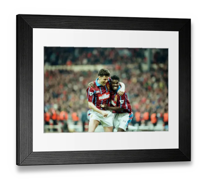 Framed Print : Coca Cola Cup Final. Aston Villa 3 v Manchester United 1. 27th March 1994 Framed Print : Coca Cola Cup Final. Aston Villa 3 v Manchester United 1. 27th March 1994