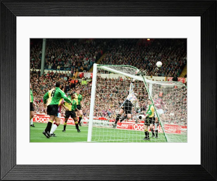 Framed Print : Coca Cola Cup Final. Aston Villa 3 v Manchester United 1 Framed Print : Coca Cola Cup Final. Aston Villa 3 v Manchester United 1