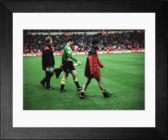 Framed Print : Coca Cola Cup Final. Aston Villa 3 v Manchester United 1 Framed Print : Coca Cola Cup Final. Aston Villa 3 v Manchester United 1