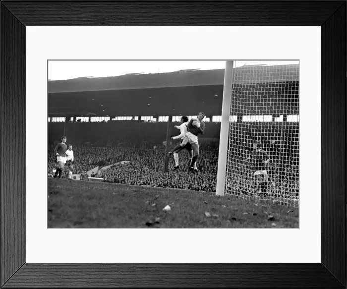 Framed Print : English League Division One Match at Old Trafford. Manchester United 3 v Tottenham Framed Print : English League Division One Match at Old Trafford. Manchester United 3 v Tottenham