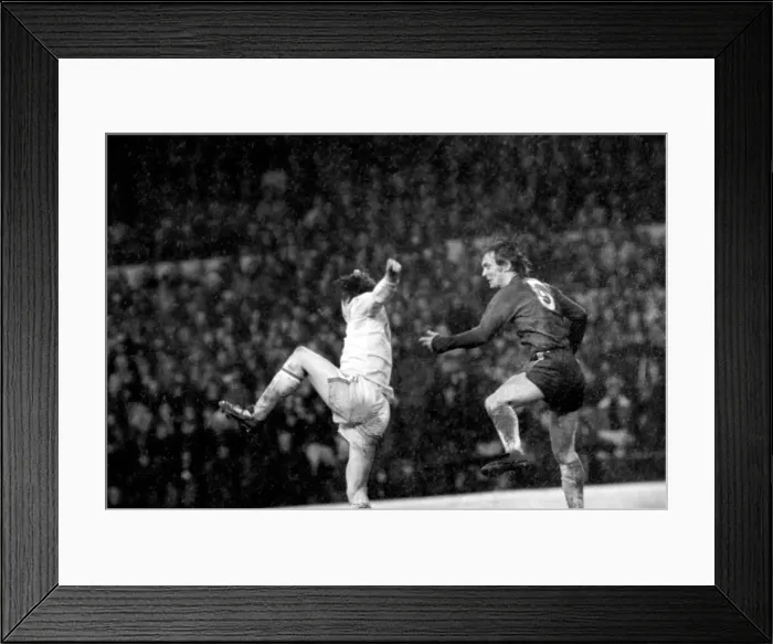 Framed Print : Football: Chelsea F. C. vs. Leeds United F. C. Scenes during the match Framed Print : Football: Chelsea F. C. vs. Leeds United F. C. Scenes during the match