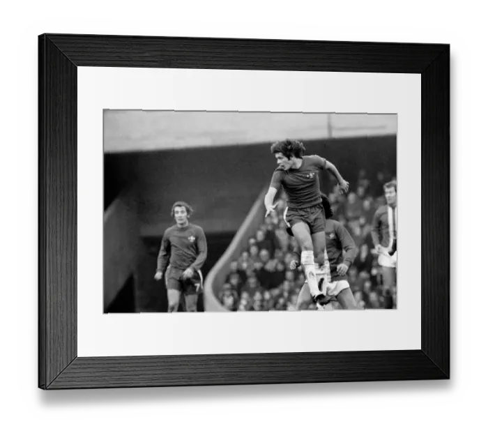 Framed Print : Football: Chelsea F. C. vs. Birmingham F. C. February 1975 75-00764-085 Framed Print : Football: Chelsea F. C. vs. Birmingham F. C. February 1975 75-00764-085
