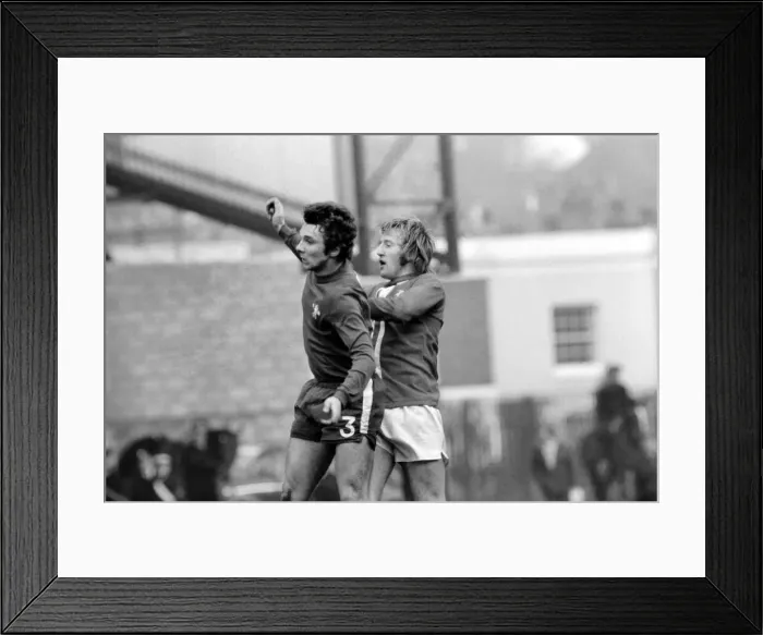 Framed Print : Football: Chelsea F. C. vs. Birmingham F. C. February 1975 75-00764-060 Framed Print : Football: Chelsea F. C. vs. Birmingham F. C. February 1975 75-00764-060
