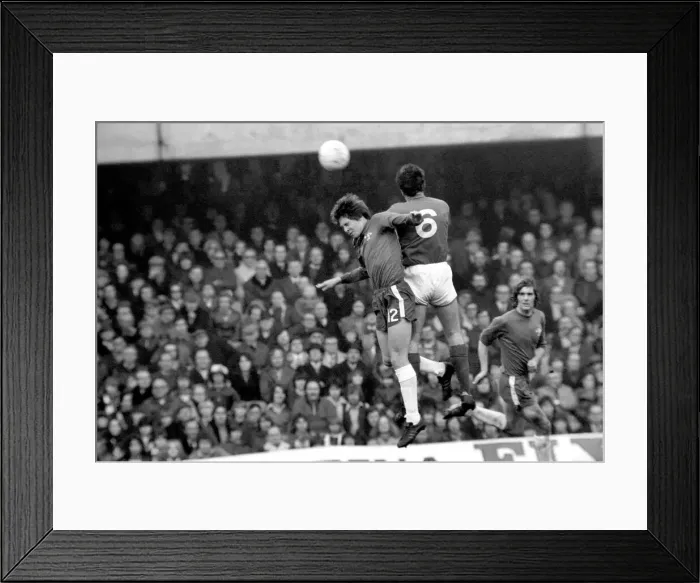 Framed Print : Football: Chelsea F. C. vs. Birmingham F. C. February 1975 75-00764-086 Framed Print : Football: Chelsea F. C. vs. Birmingham F. C. February 1975 75-00764-086